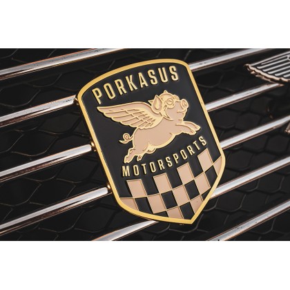 Porkasus Motorsports Enamel Grille Badge